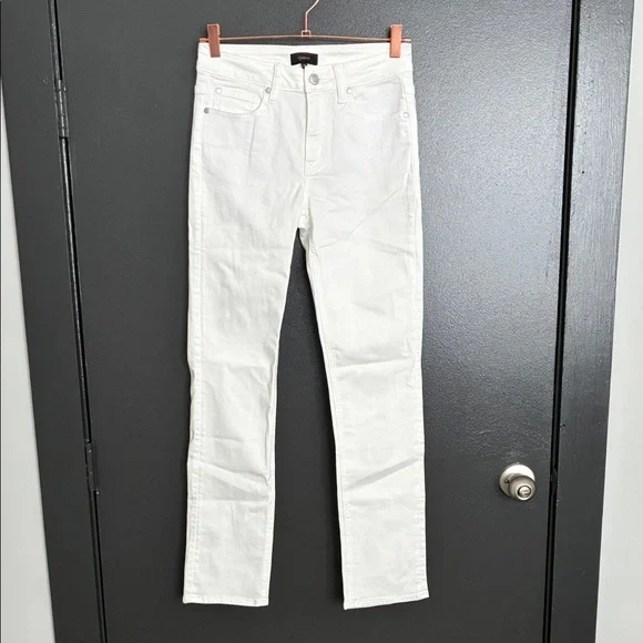 NWOT Luna Stretch Slim Straight Jeans Cloud White Sz 26 - Picture 4 of 9